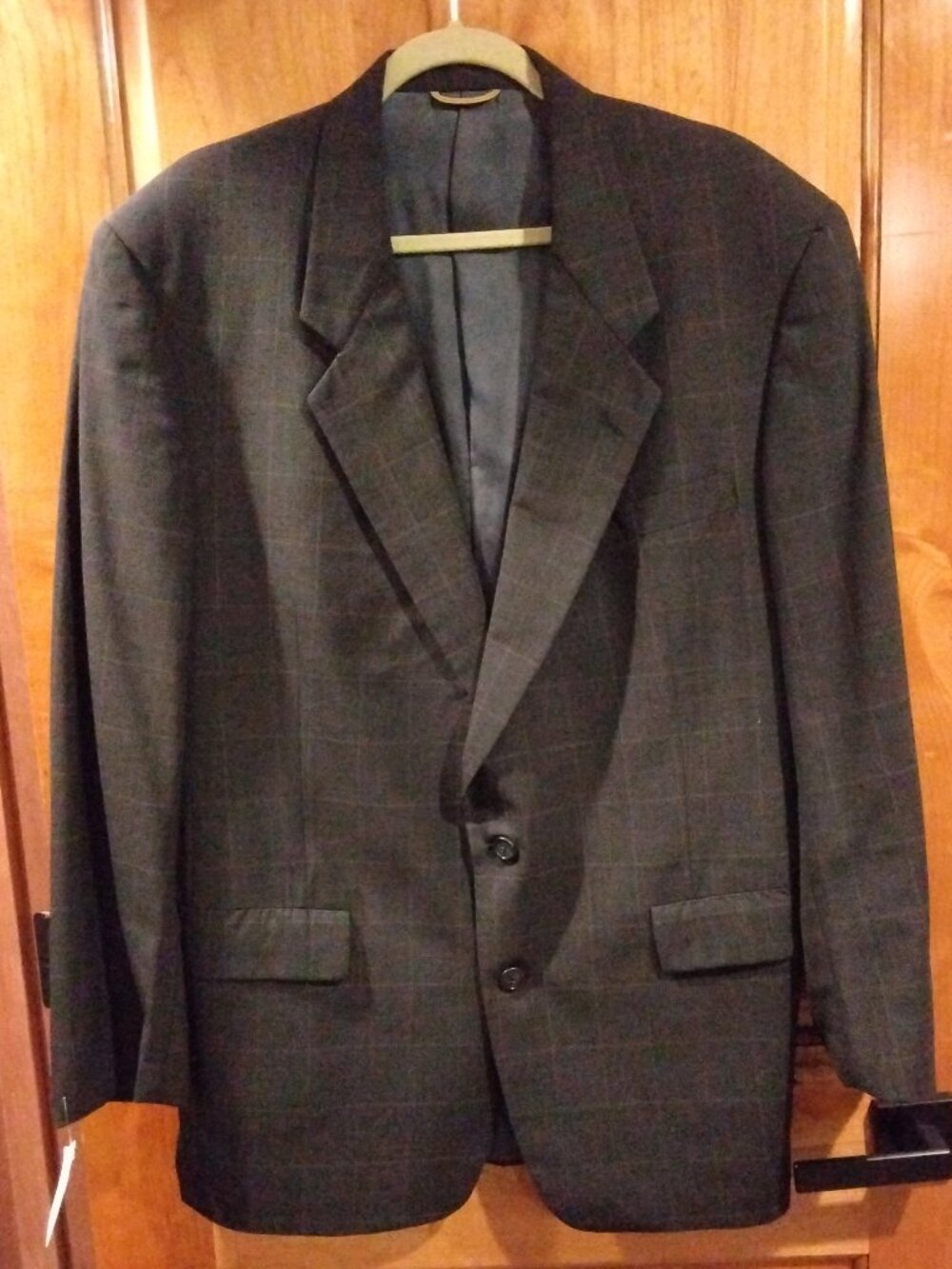 Hart Schaffner & Marx Gold Trumpeter Men's Blazer Size 46L #1119
